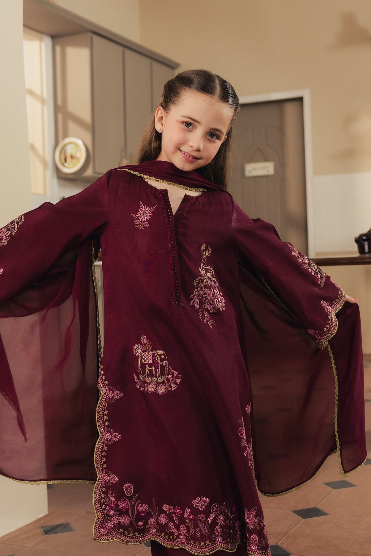 Tia - 3 Piece Silk