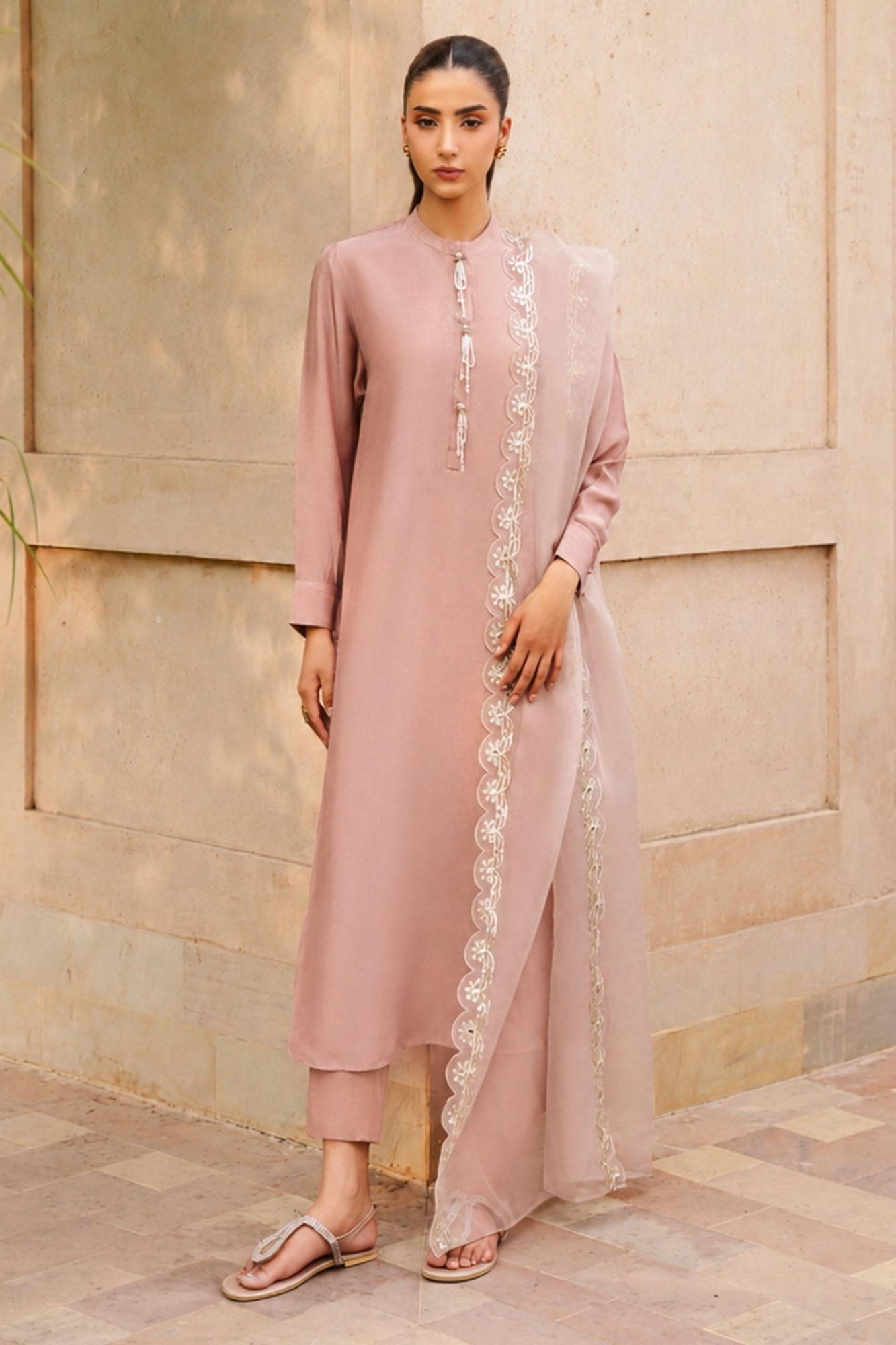 AMBER ECHO -3PC (SHIRT, TROUSER & DUPATTA)