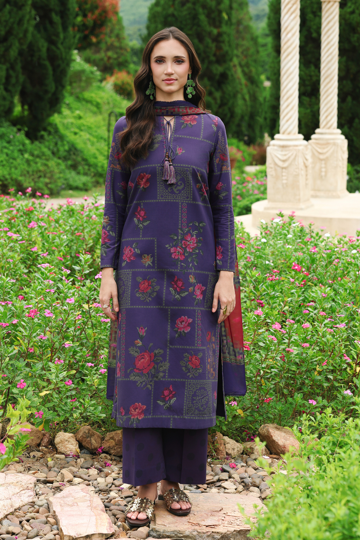 DIGITAL PRINTED LAWN USE-9399