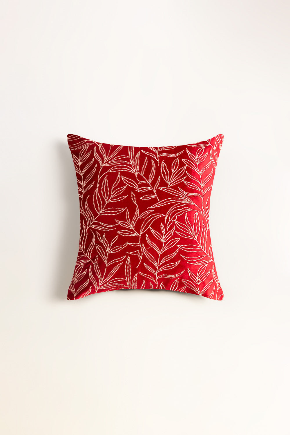 Velvet Embroidered Cushion Cover