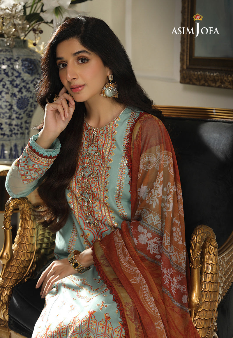 AJAI-37 EMBROIDERED CAMBRIC 3 PCS