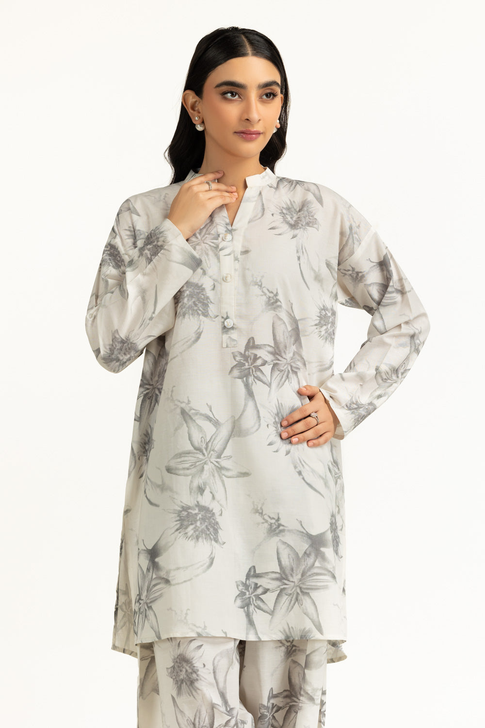 Viscose Slub Printed Co-Ord Set