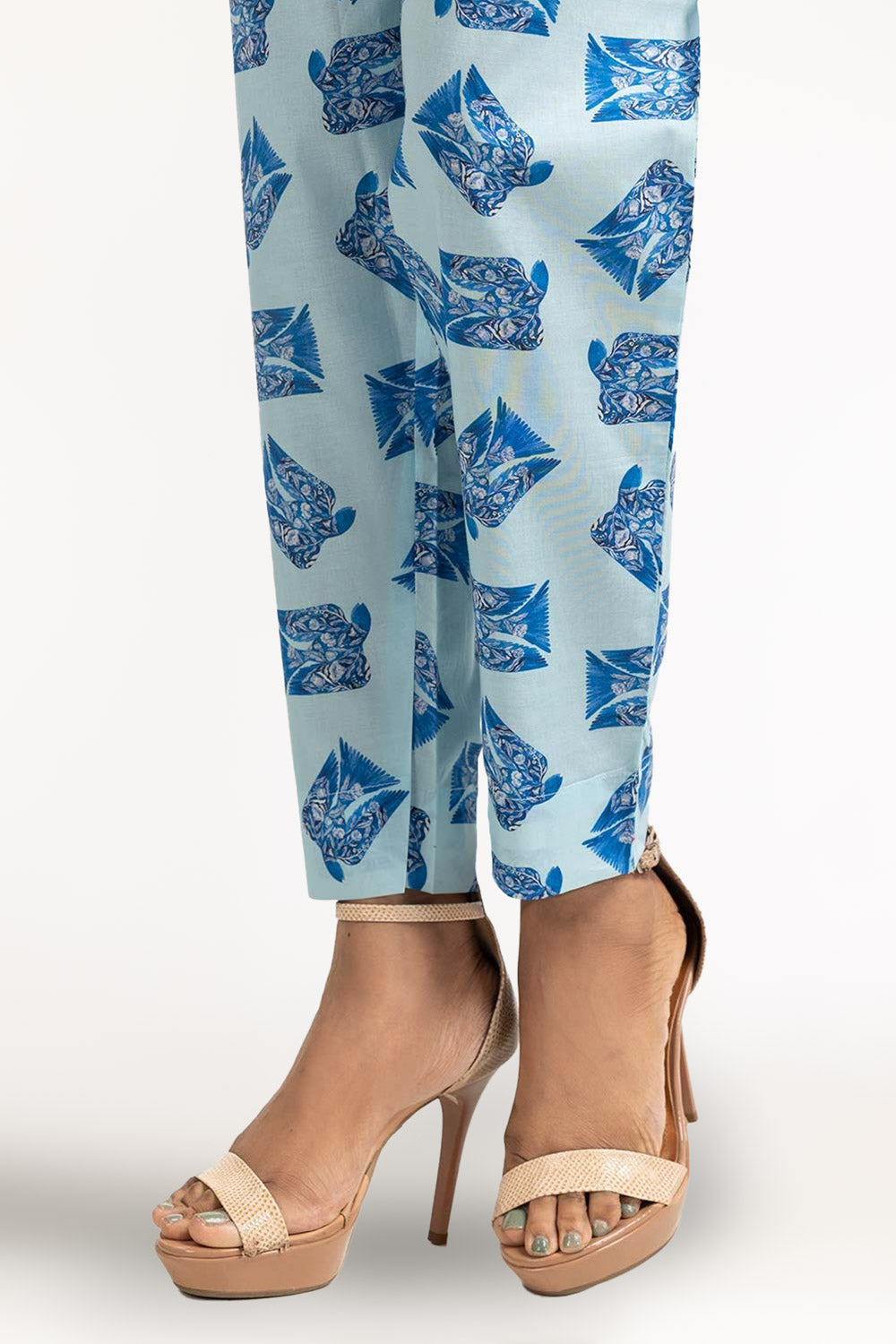 Lawn Printed Trouser - W-AP-23-361676