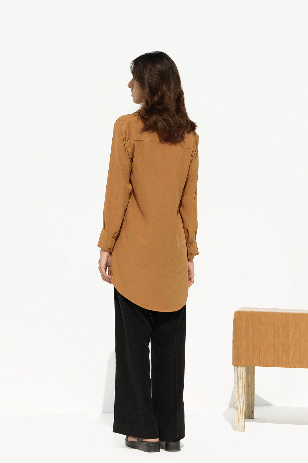 Mustard Button Down