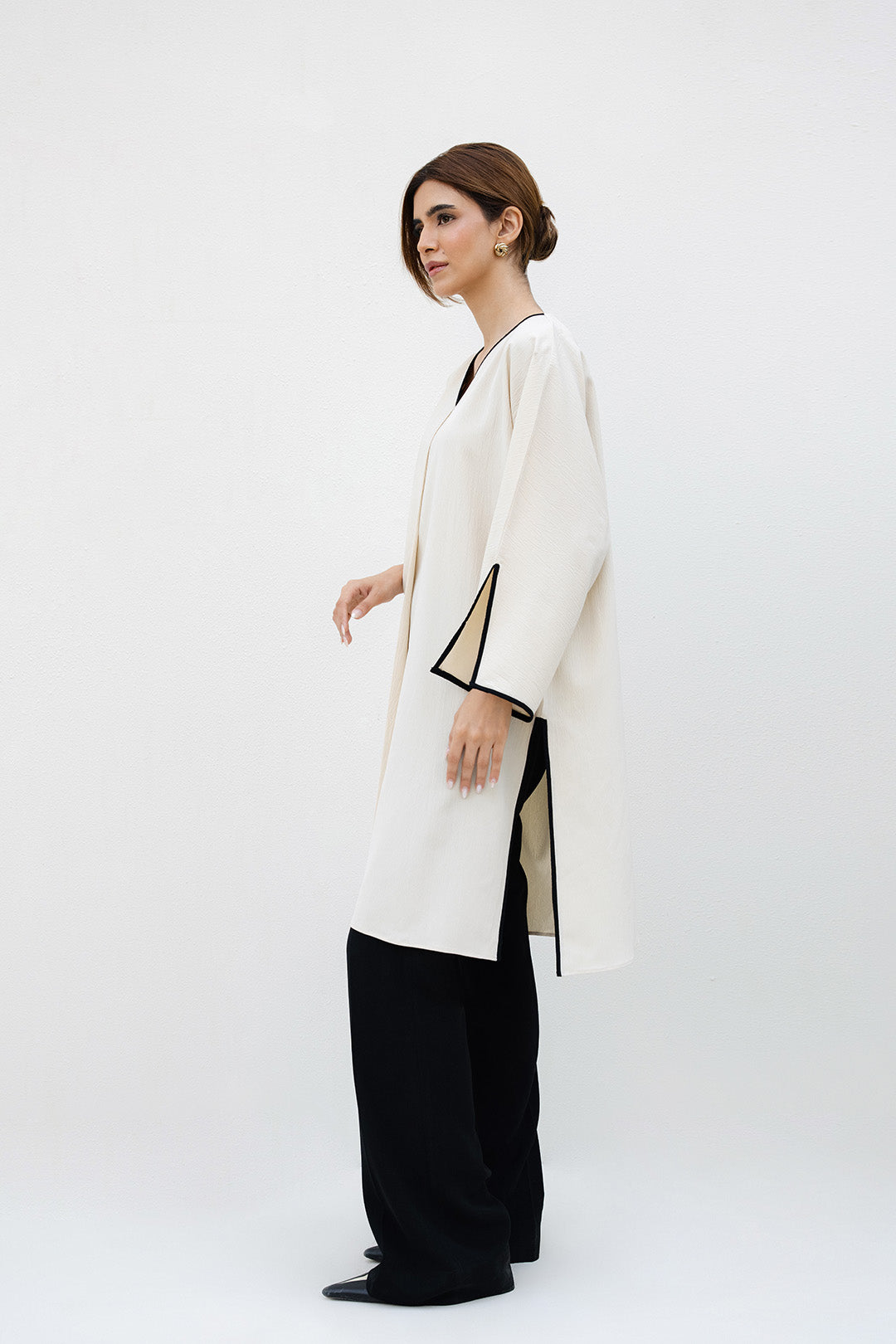 Contrast Trim Tunic