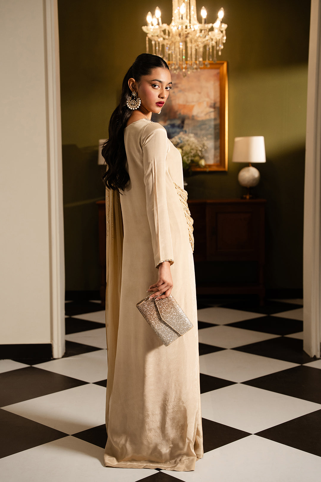 Poroul Drape Dress