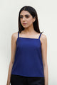 Tank Top With Straps- Navy