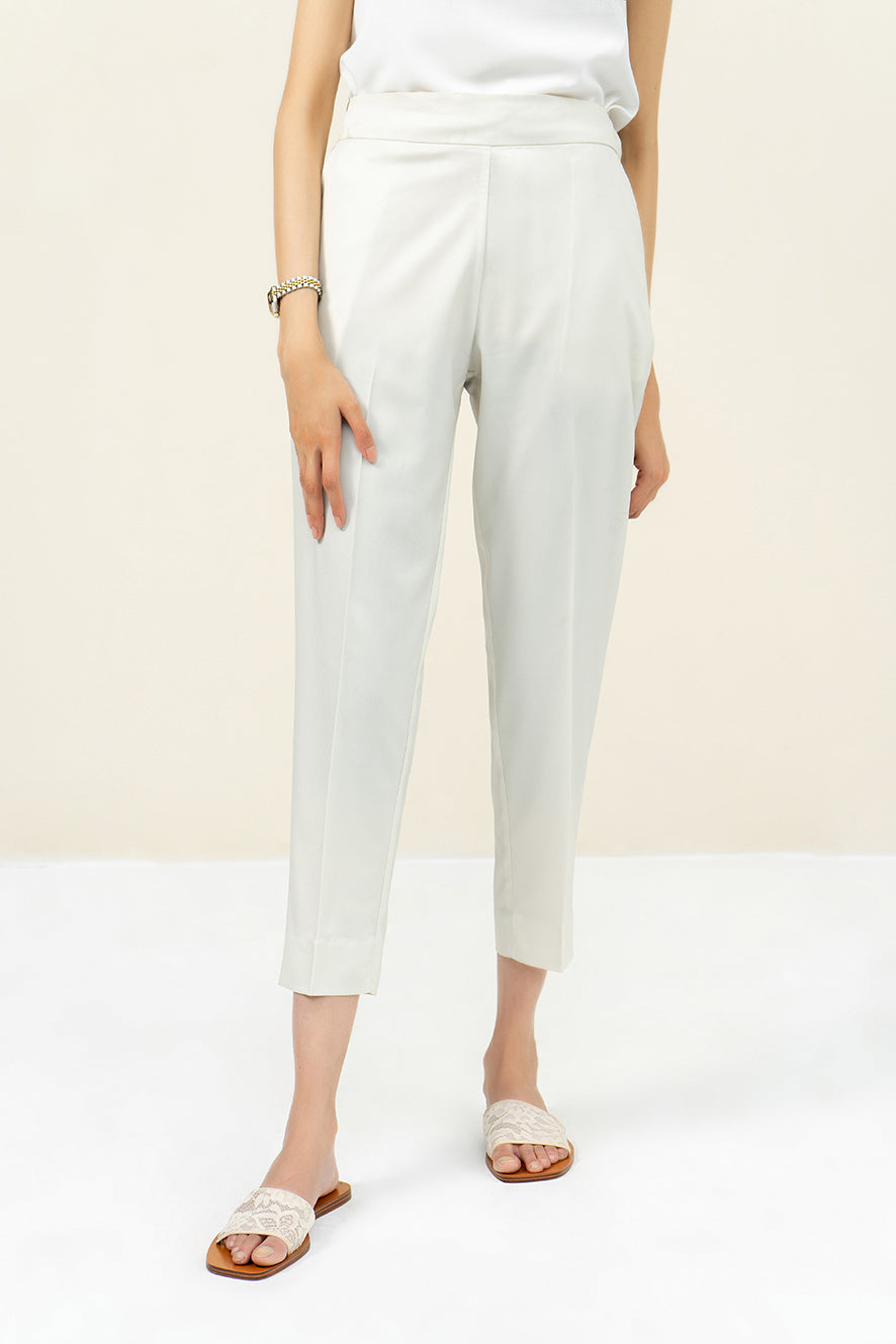 Tapered Pants- Ivory