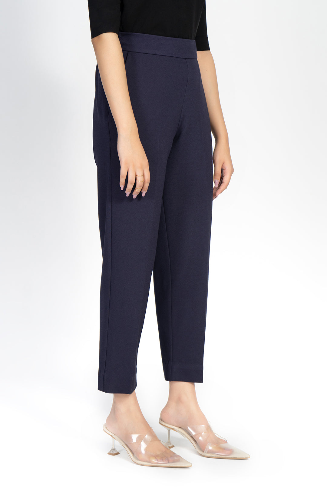 Luluknit Tapered Pants - Navy
