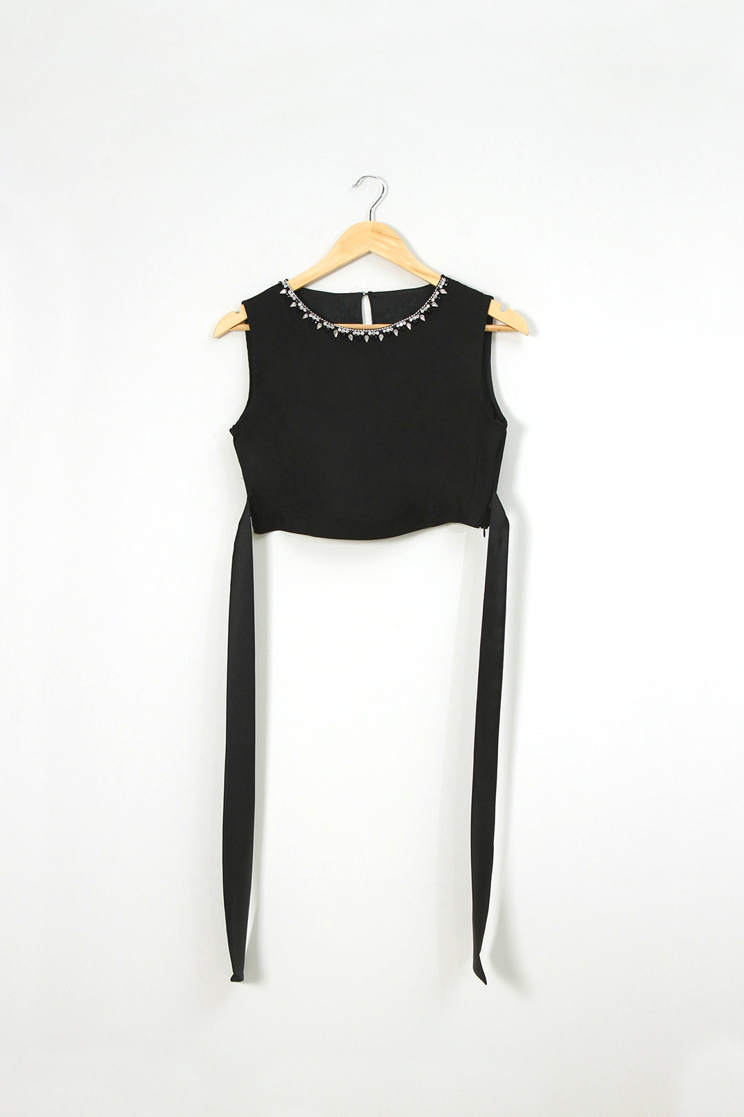 Sohik Saree & Crop Top (Sleeveless)