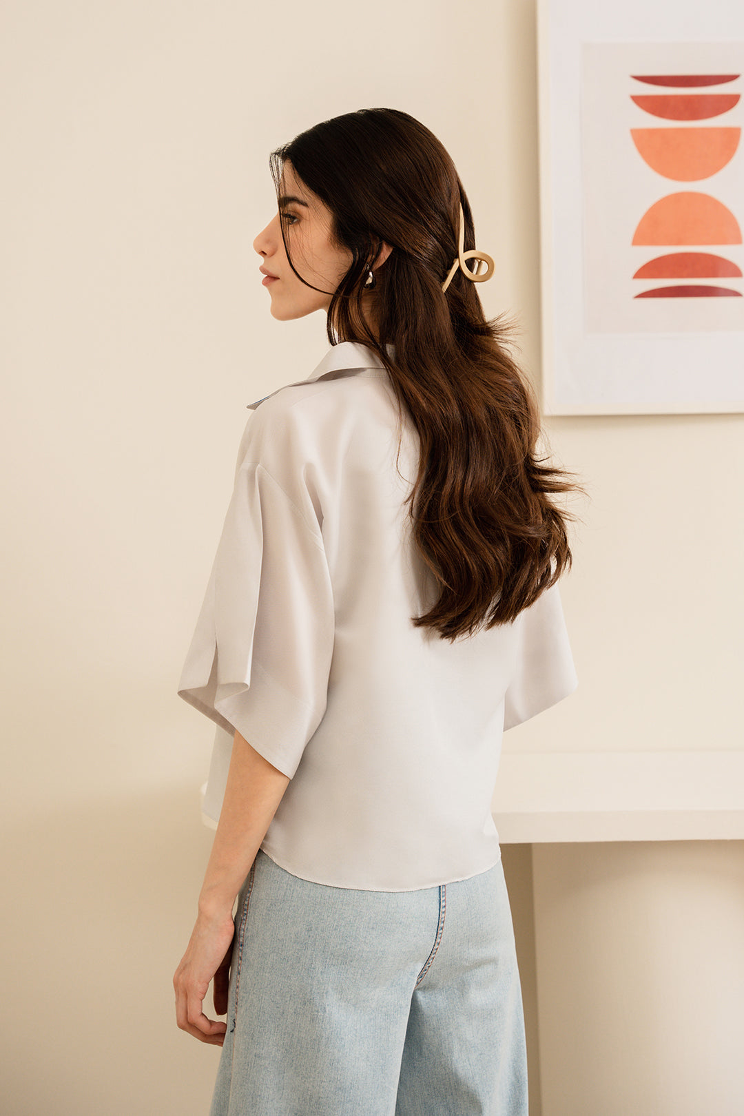 Ink Blotch Button Down
