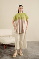 Striped Color Block Top
