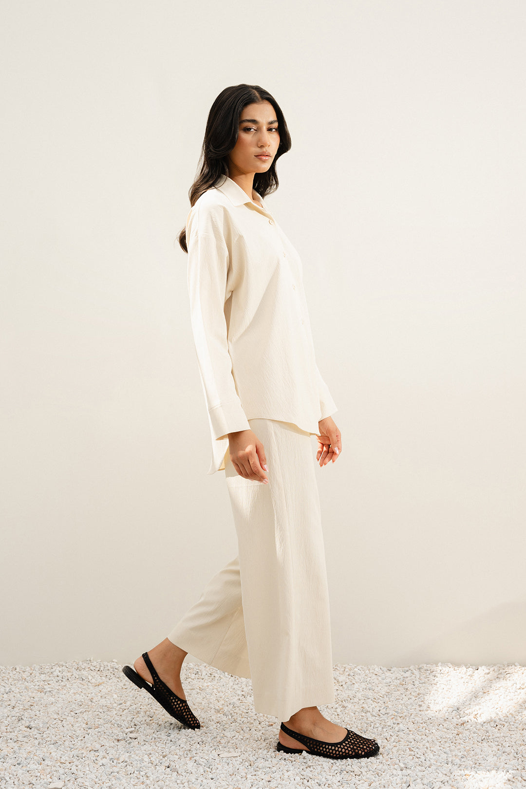 Ivory Button Down Shirt