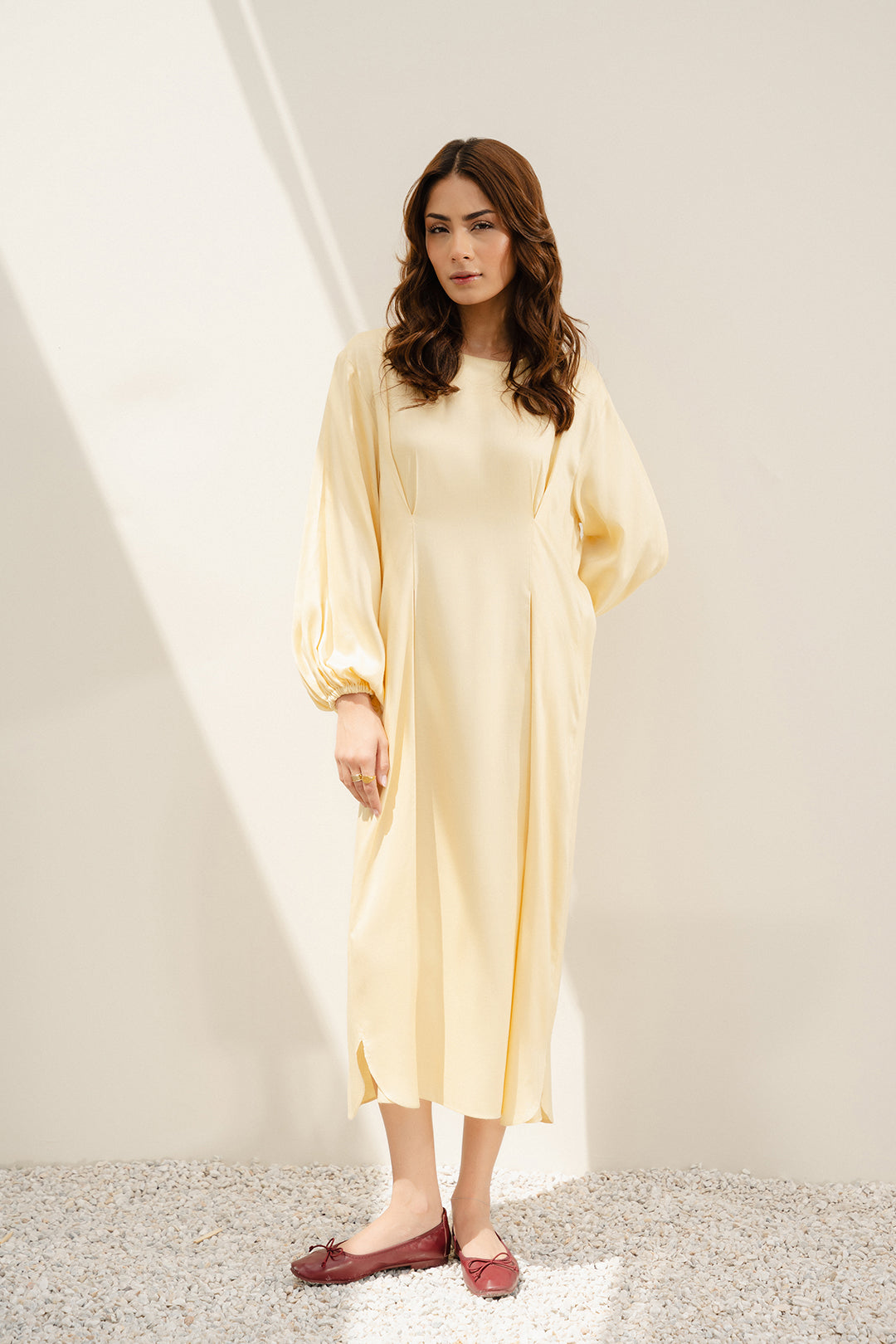 Butter Yellow Dress