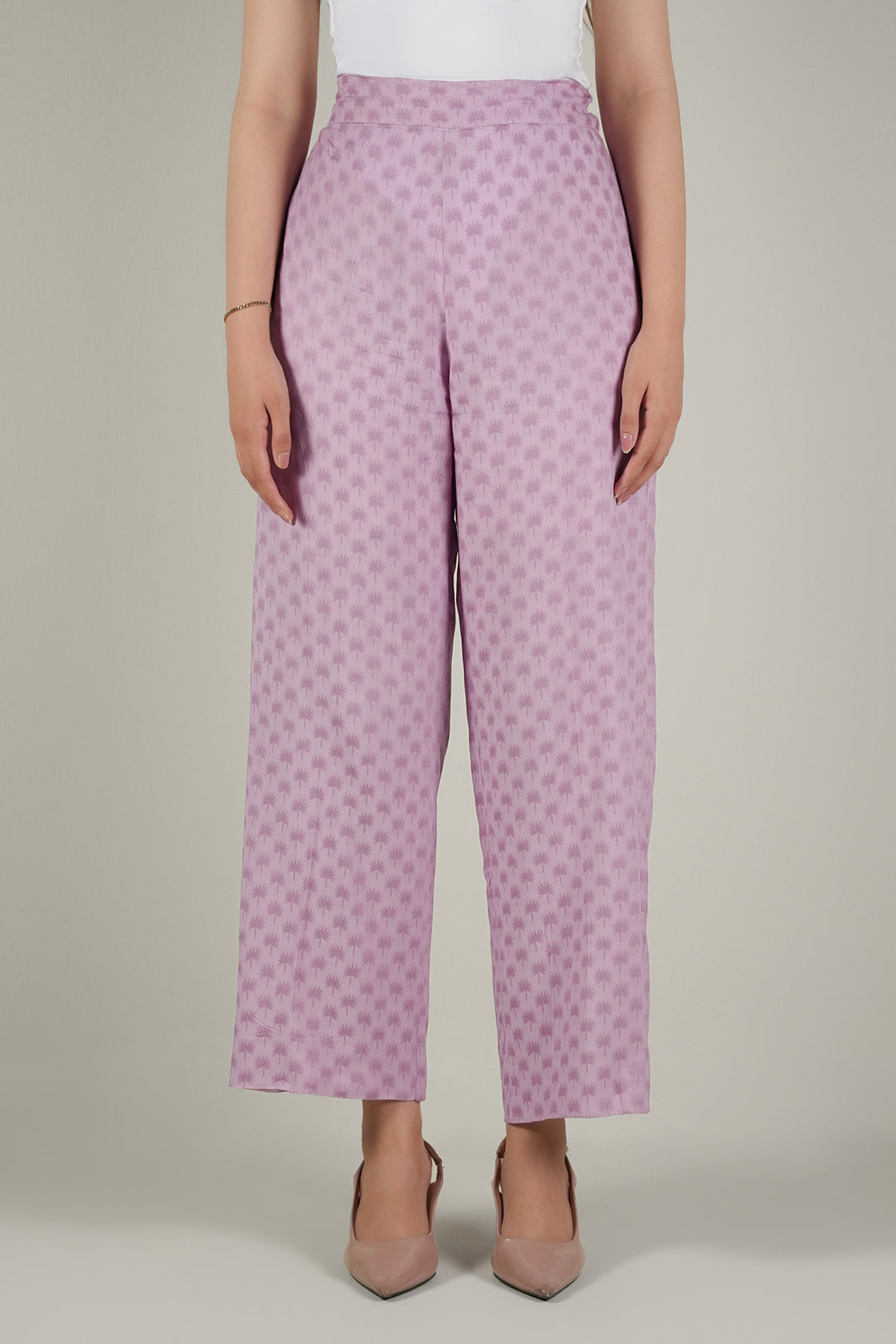 Lilac Wide Leg Pants