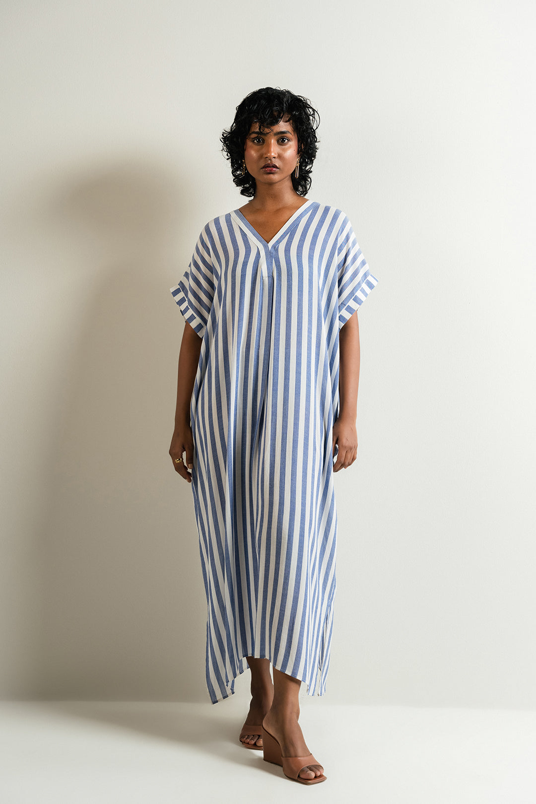Blue Striped Dress