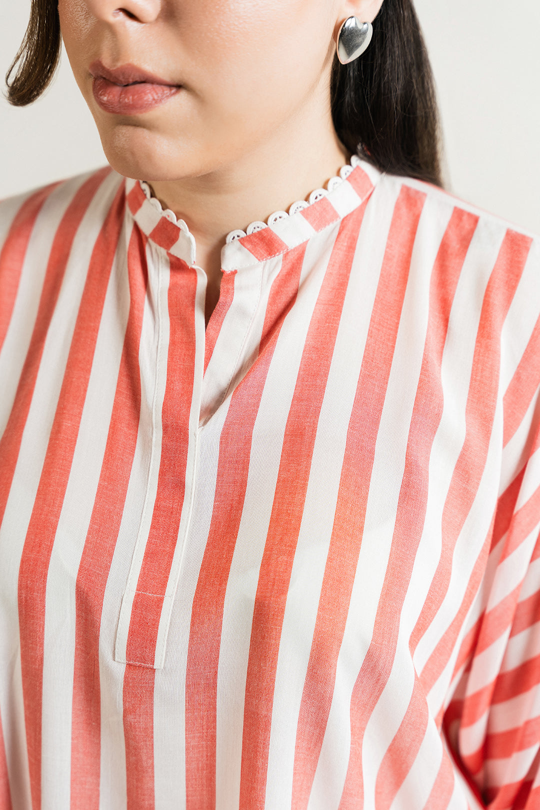 Striped Batwing Top