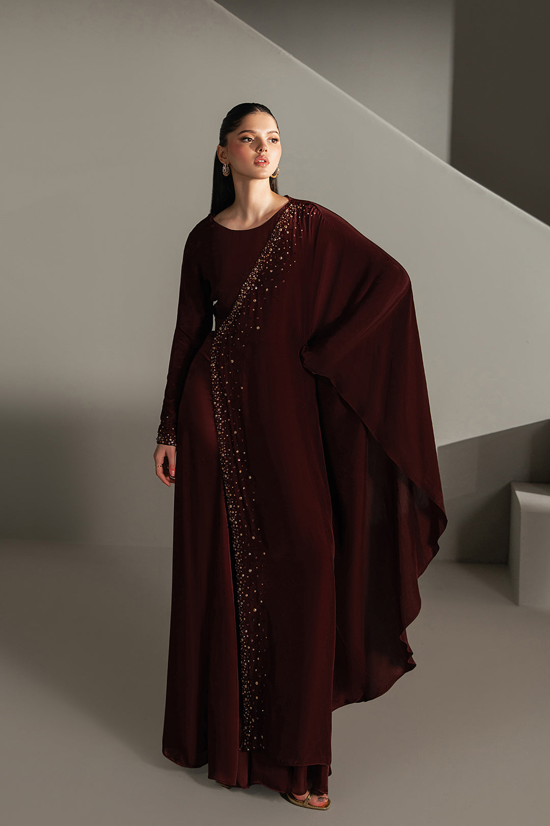 Zoril Side-Drape Top