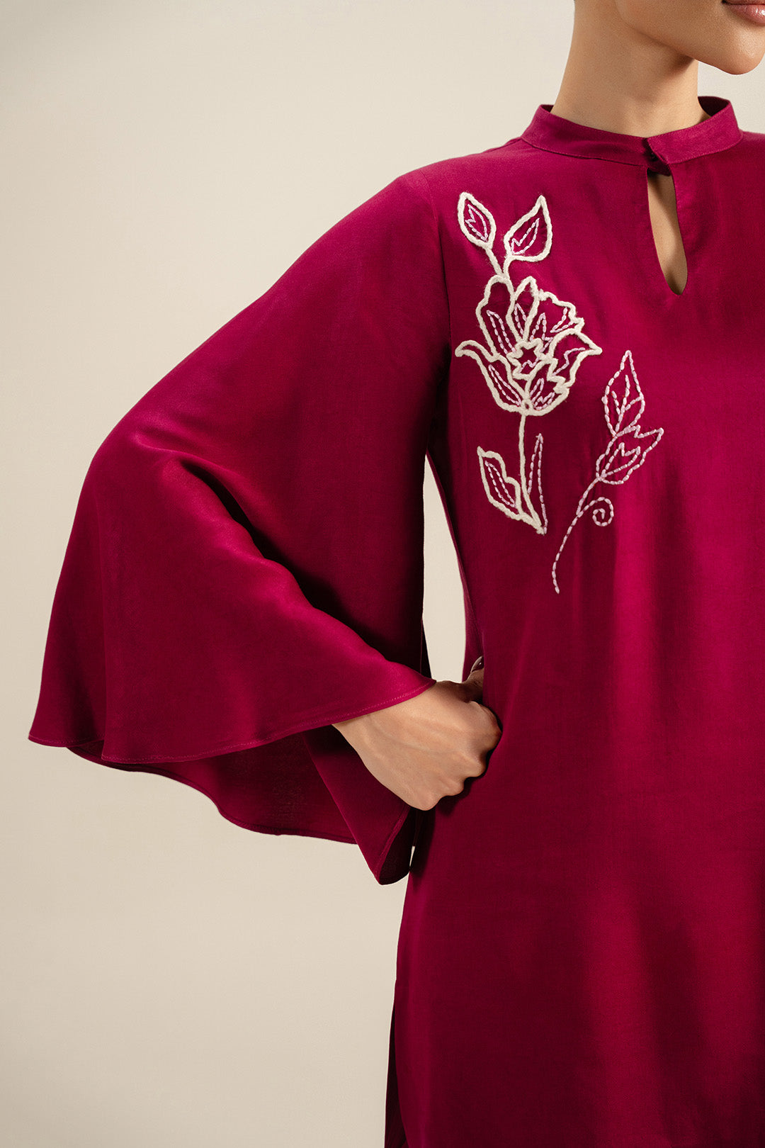 Blush Flair Top