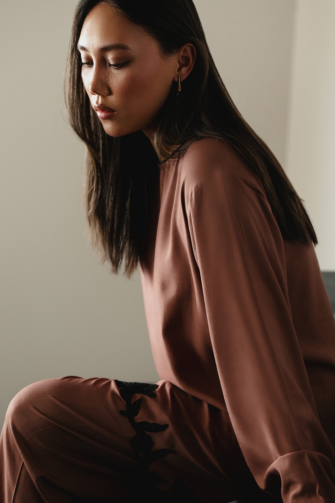 Mocha Petal Top