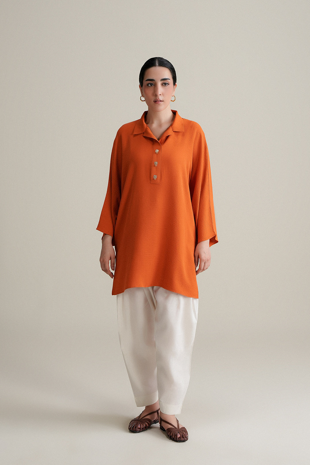 Burnt Coral Top