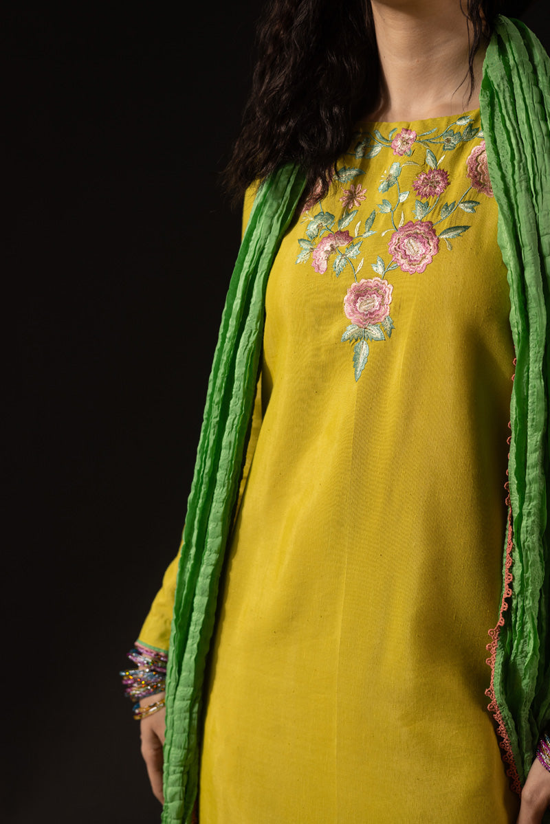 Embroidered Dreams 3-Piece Suit