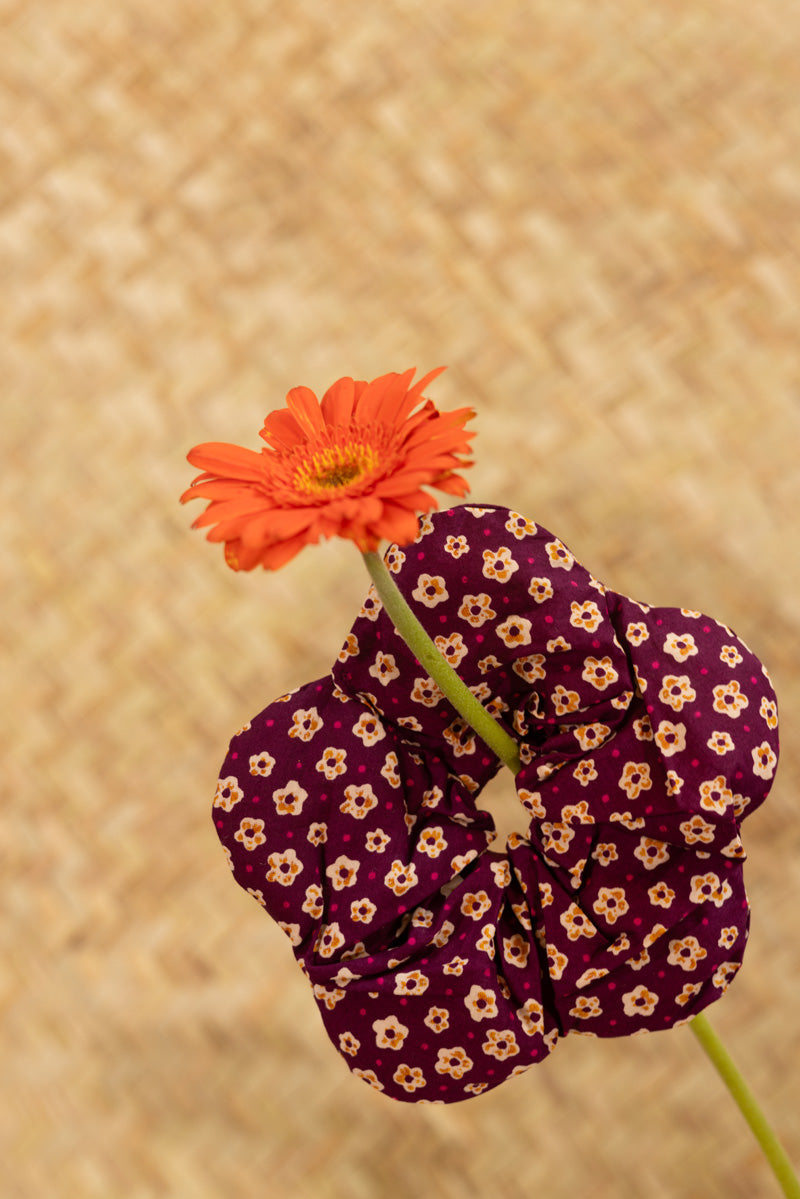 Flower Scrunchie