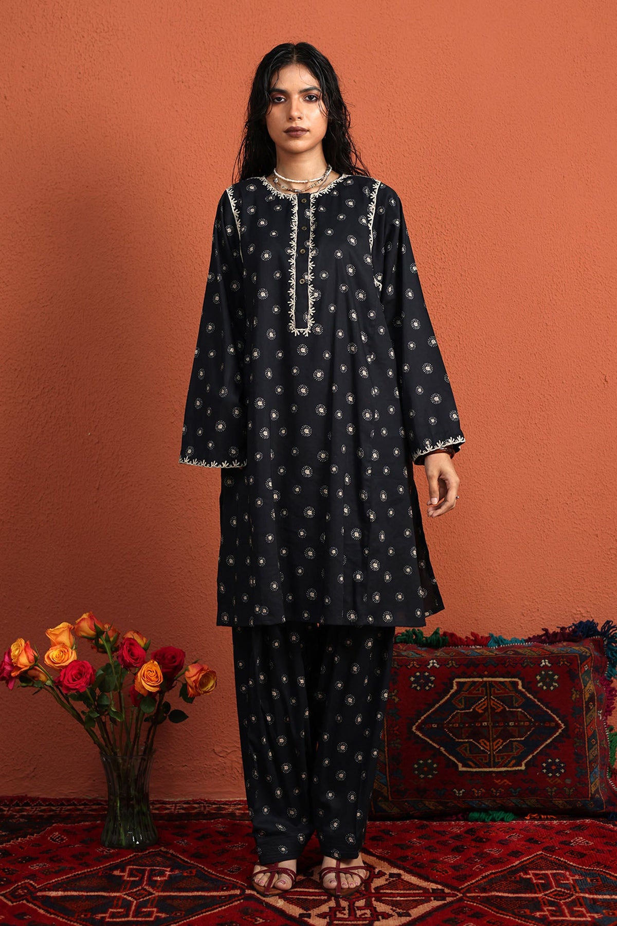 Floral Trace Duo-Set