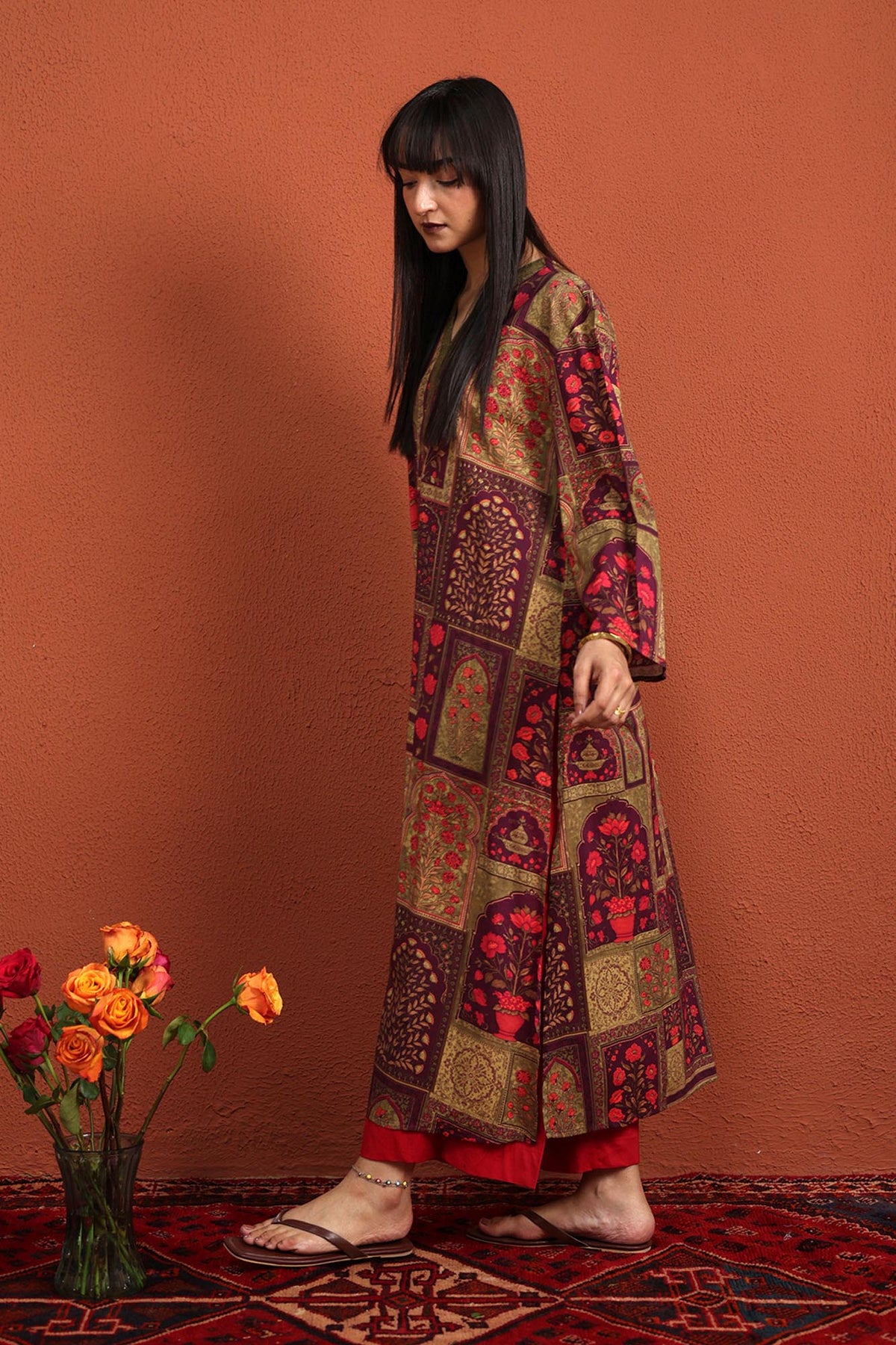 Mughal Phool Printed Kurta
