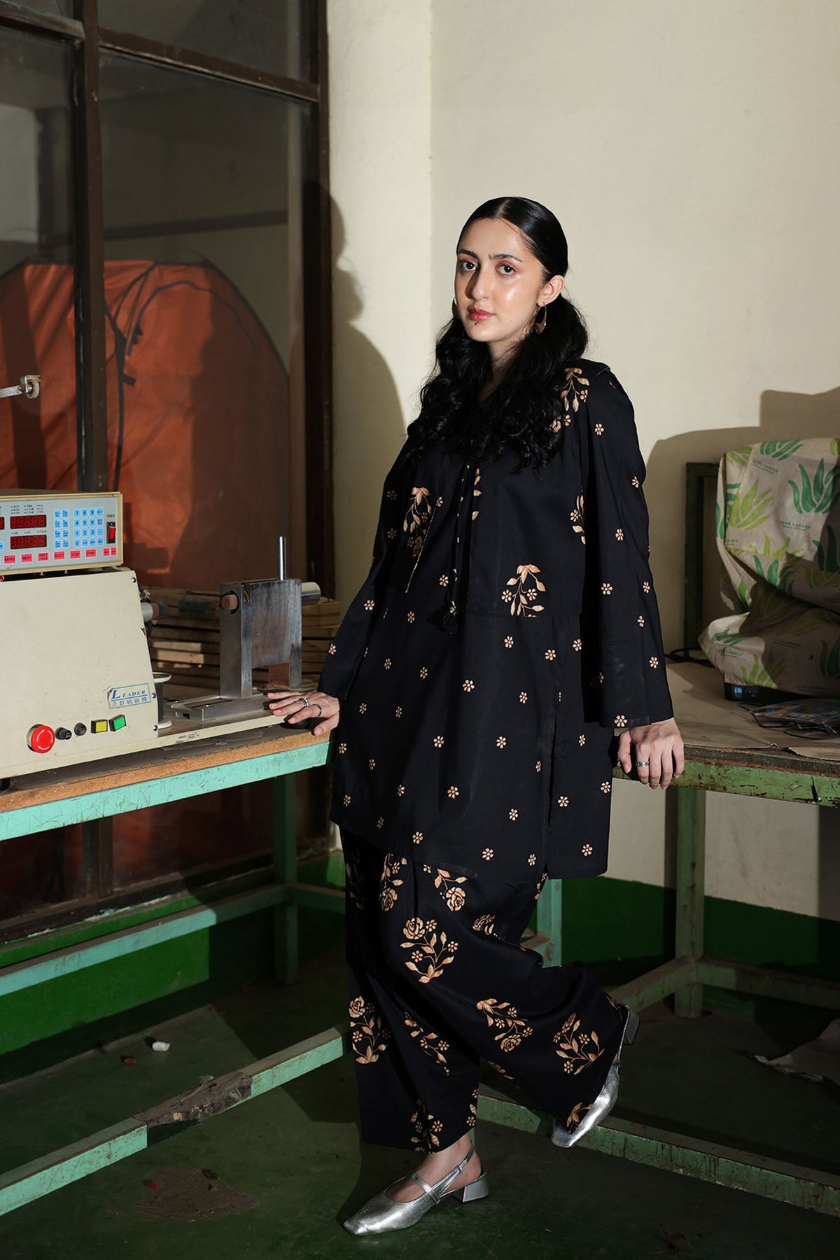Phool Printed 3-Piece Koti Set