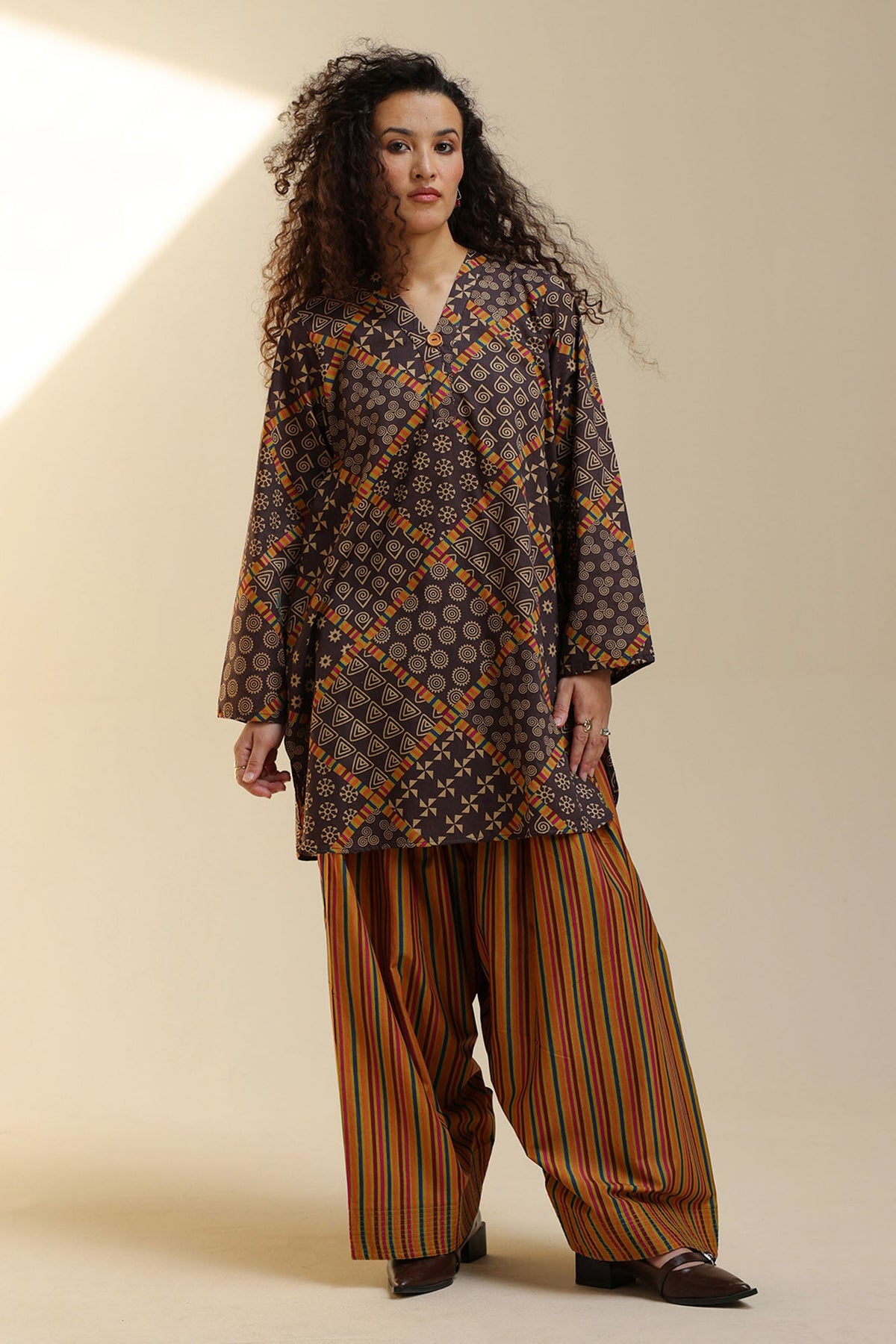Prism Printed Farshi Set
