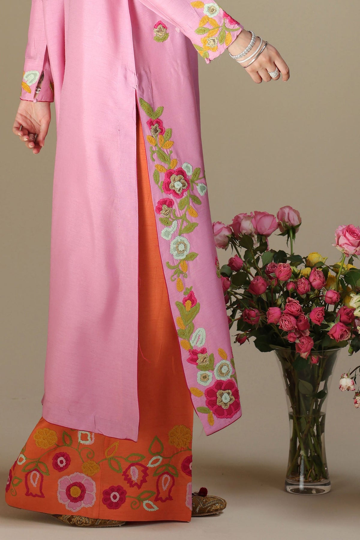 Coordinated Embroidered Set