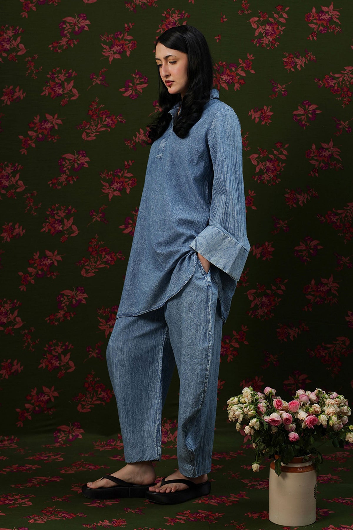 BlueHour Denim Co-Ord Set