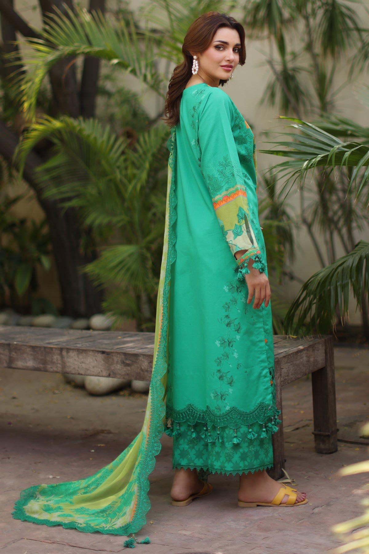 3-PC Unstitched Embroidered Lawn Collection AN6-05
