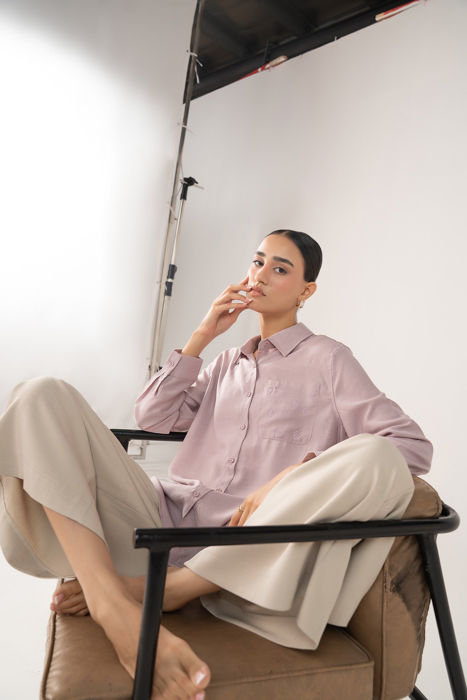 Muslin Button-Down Shirt