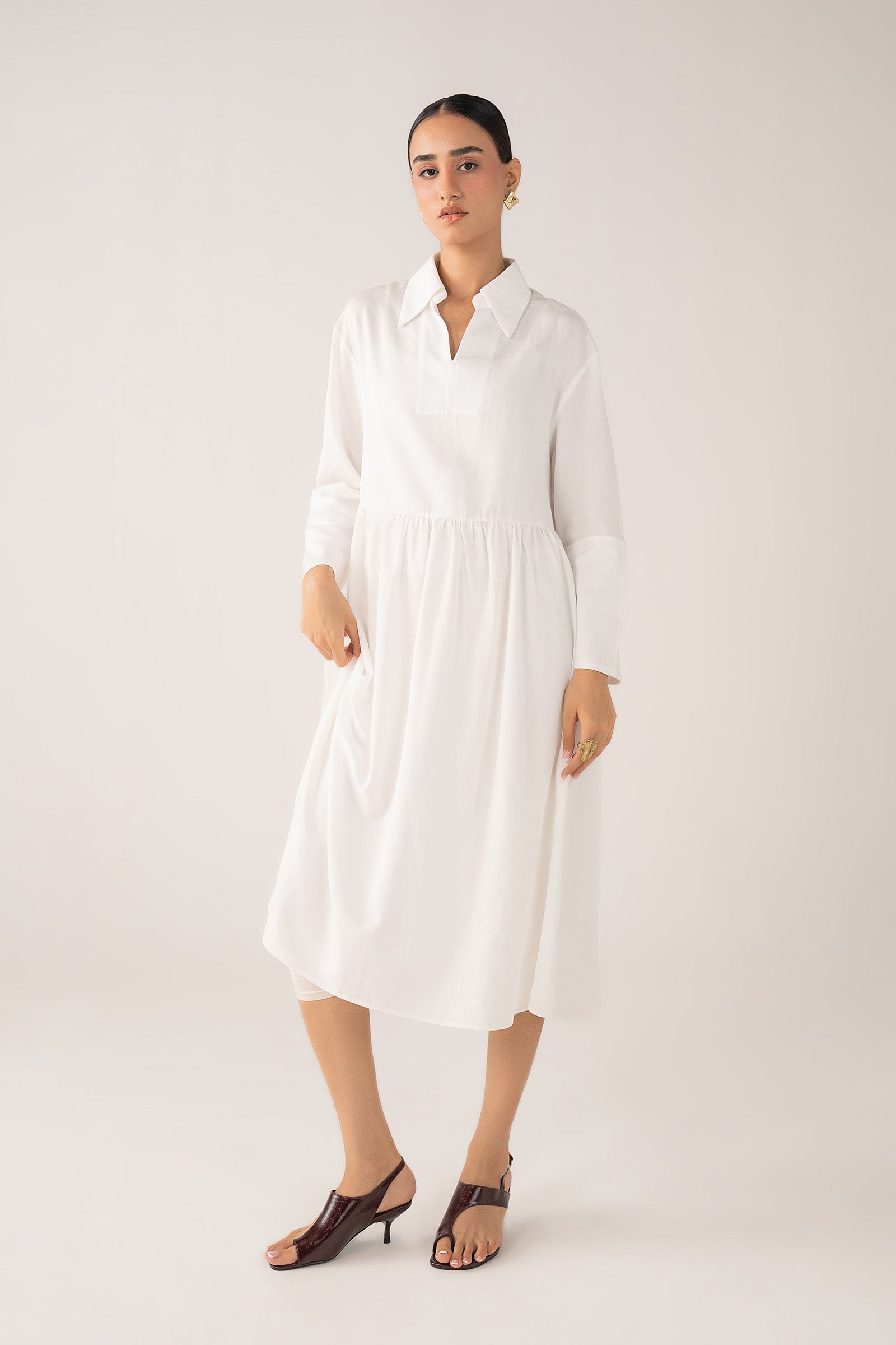 Relaxed Woven Dress