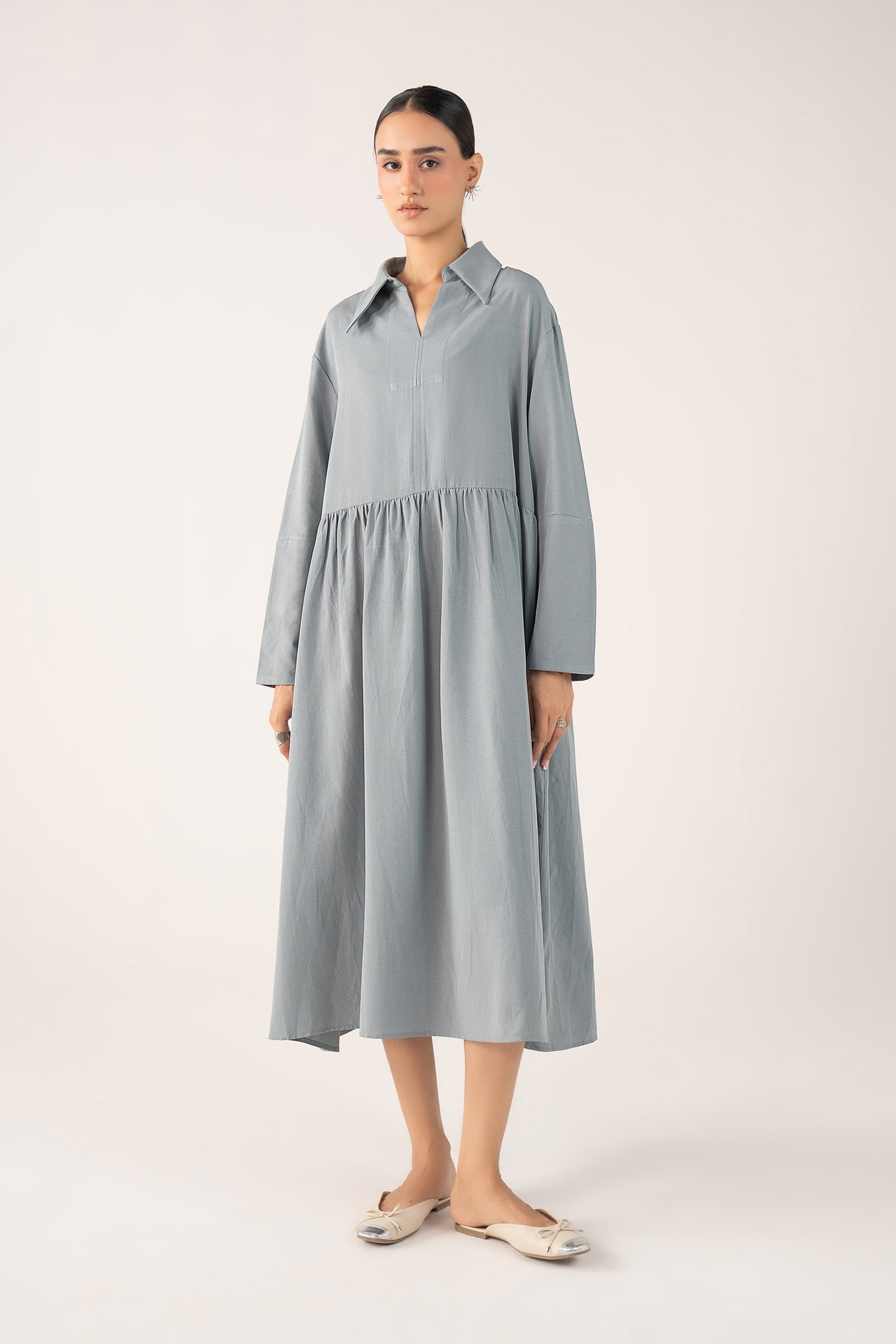 Relaxed Woven Dress