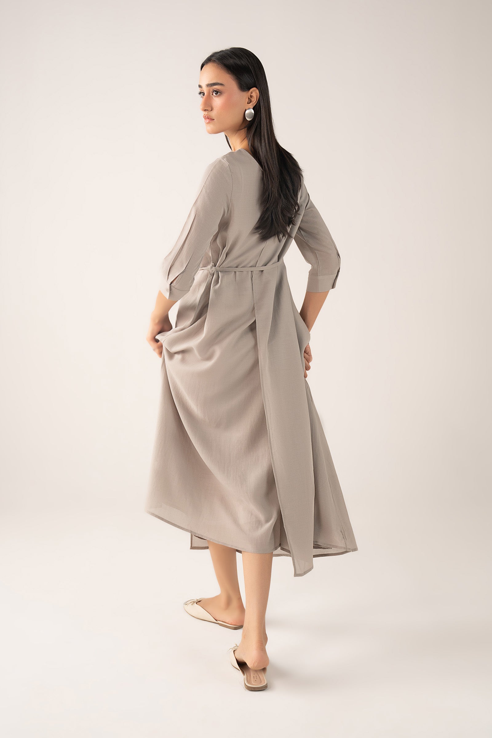 Muslin Flared Dress