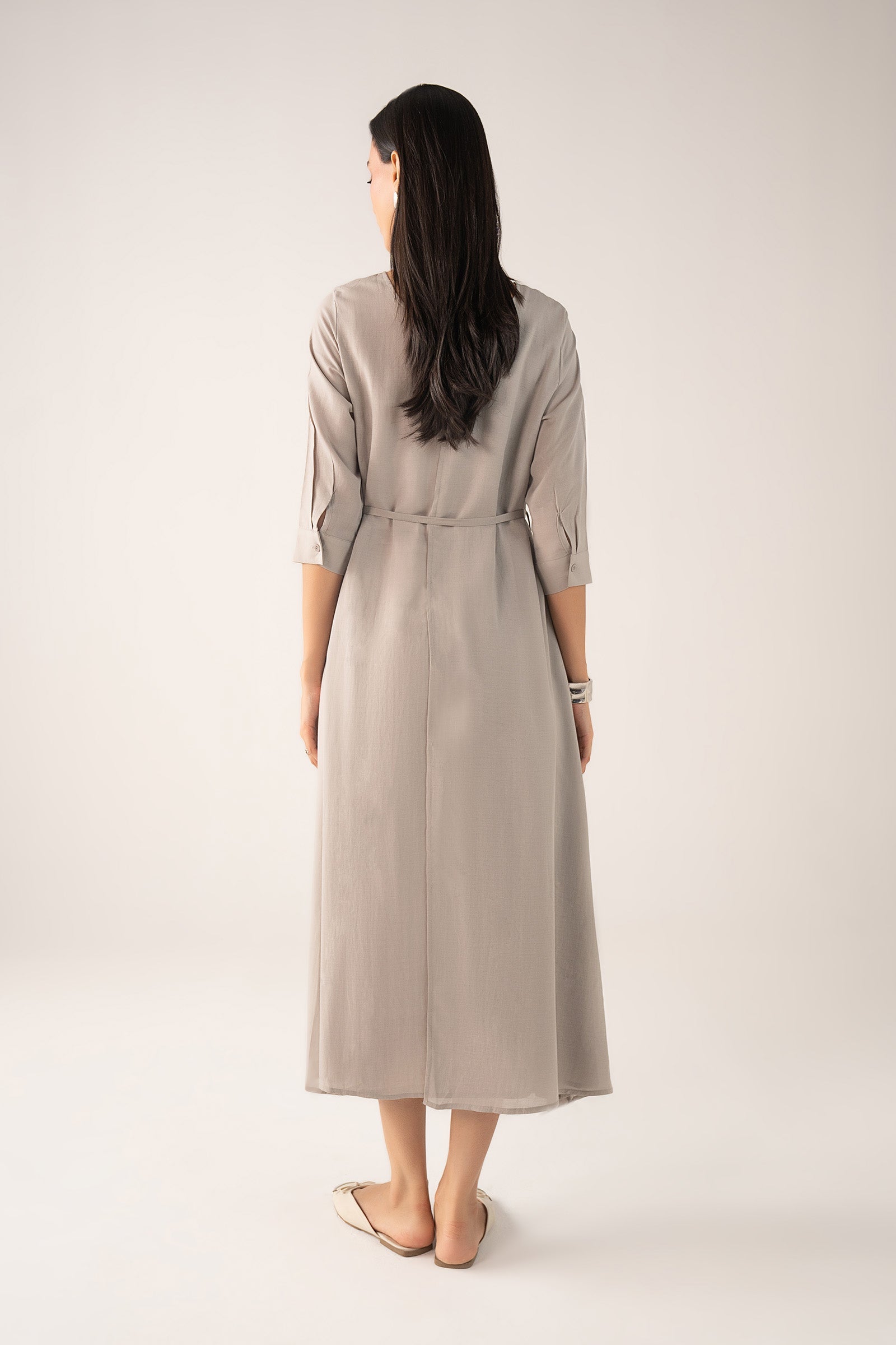 Muslin Flared Dress