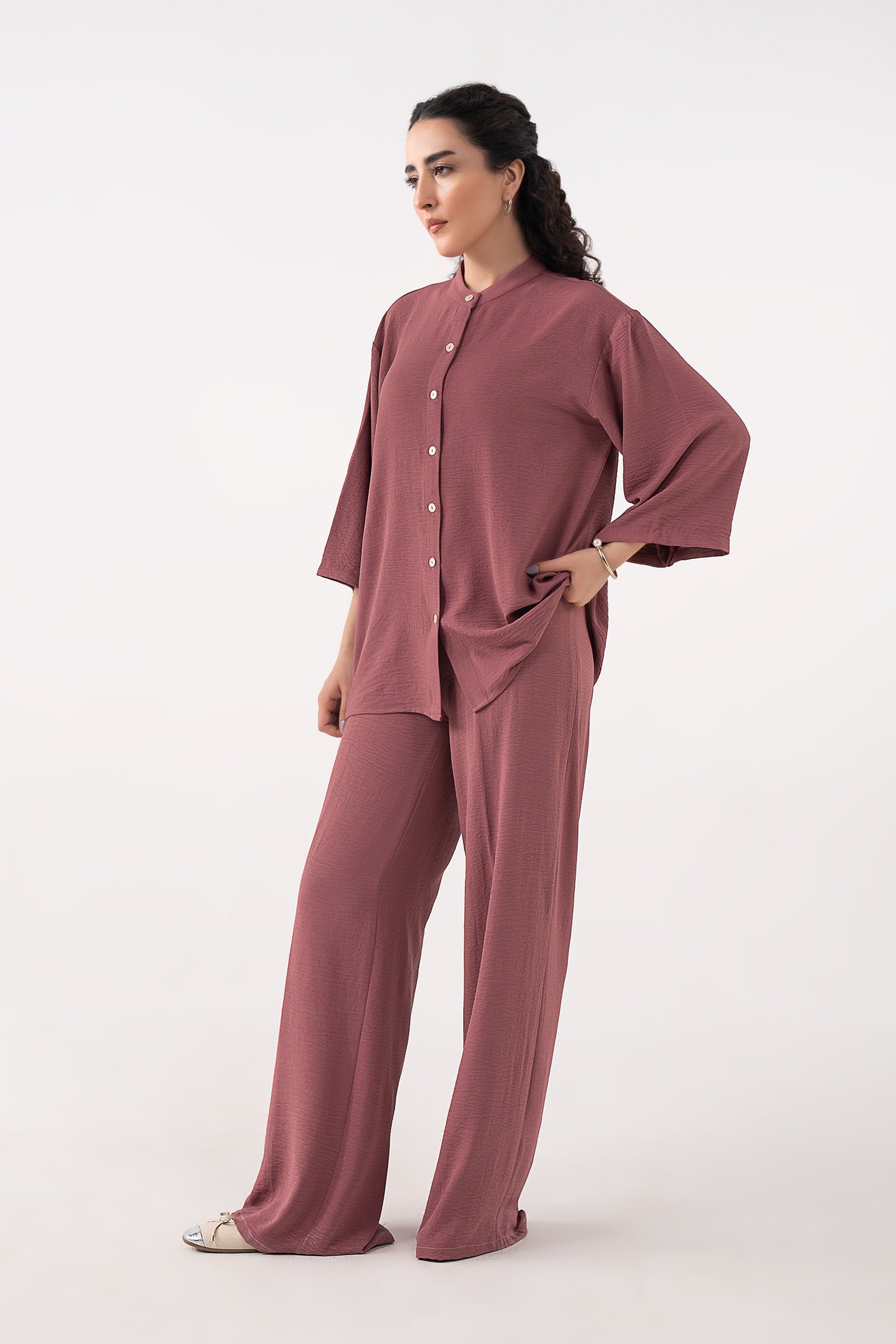 Relaxed Button-Down Set
