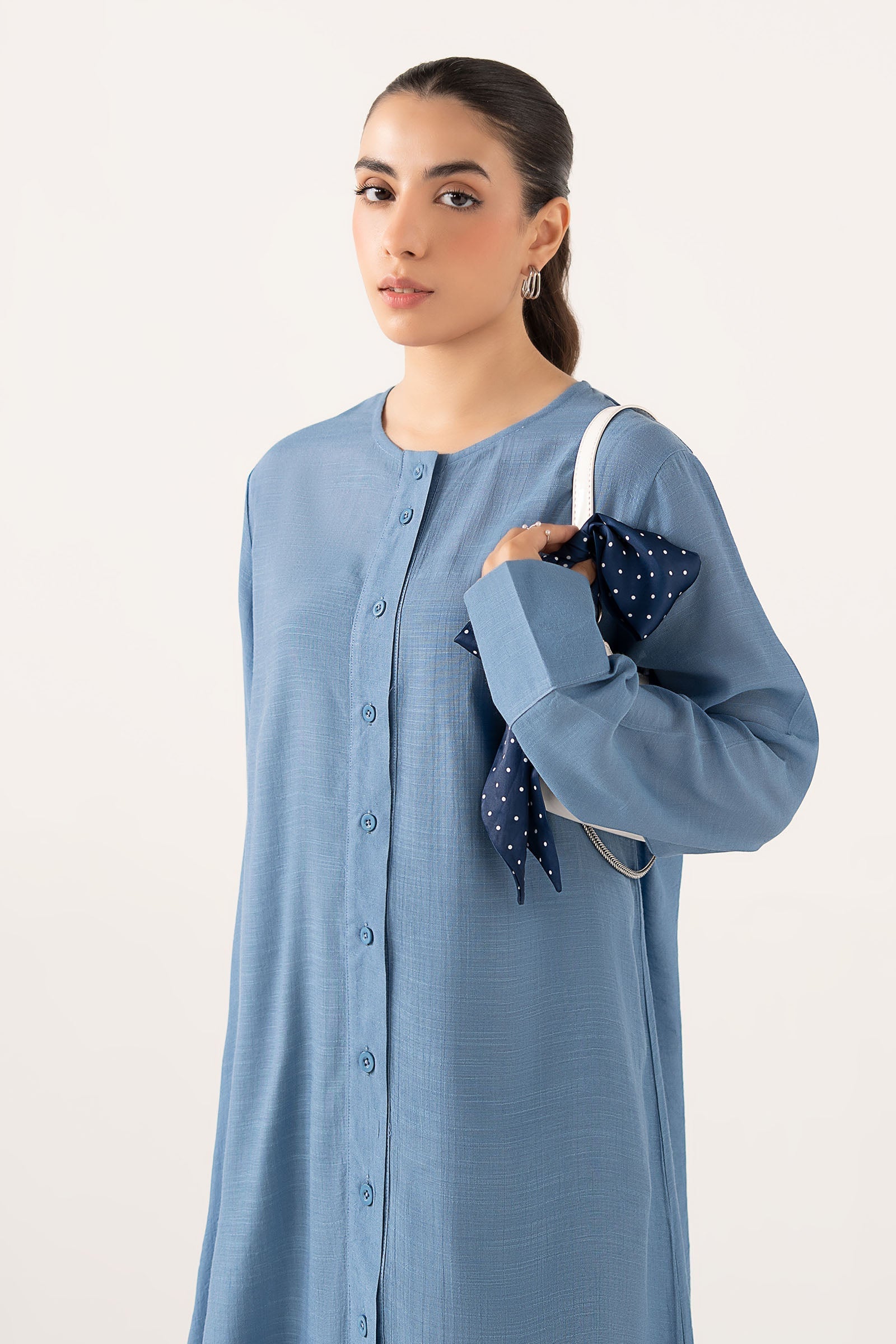 Long Buttoned Top