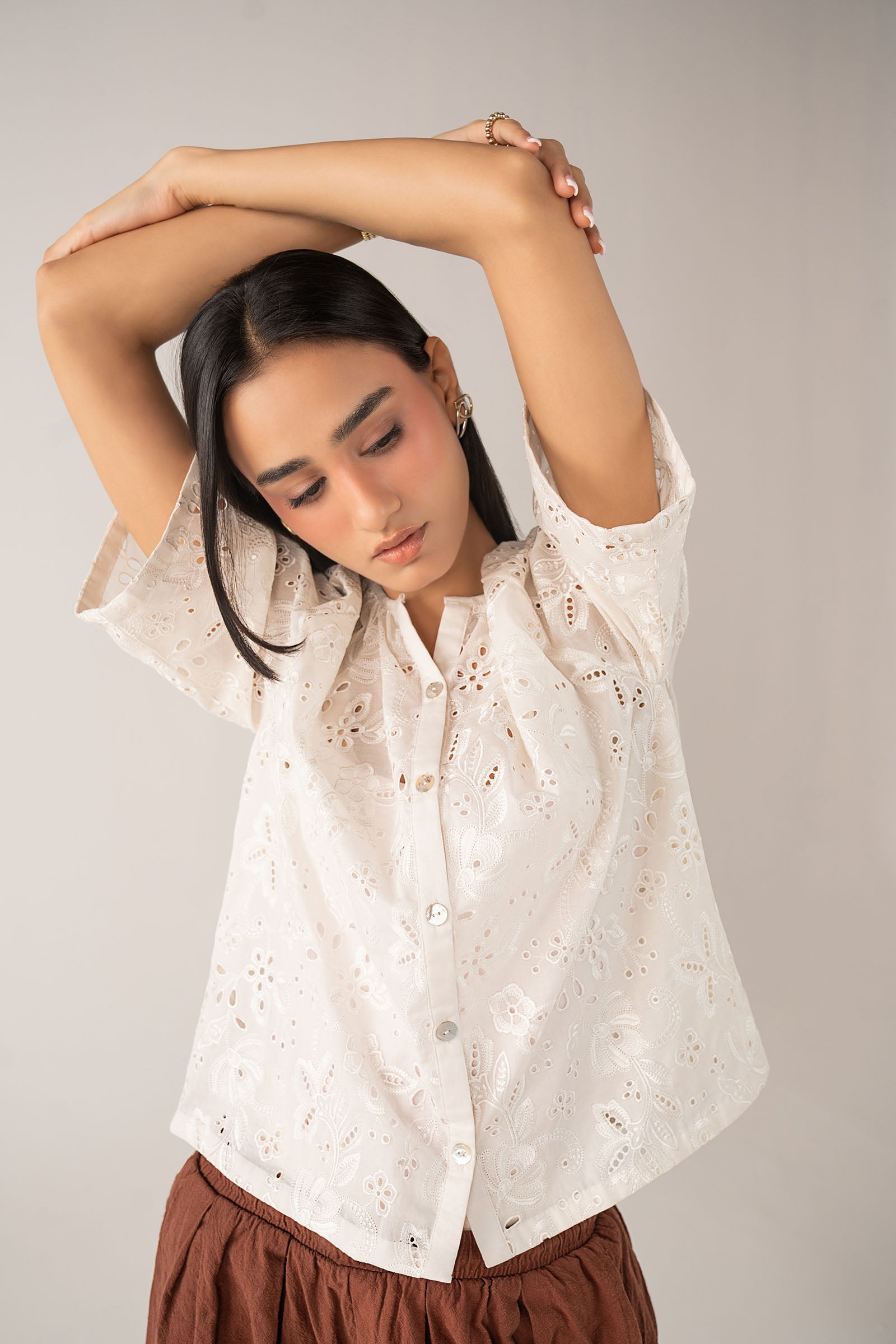 Floral Embroidered Top