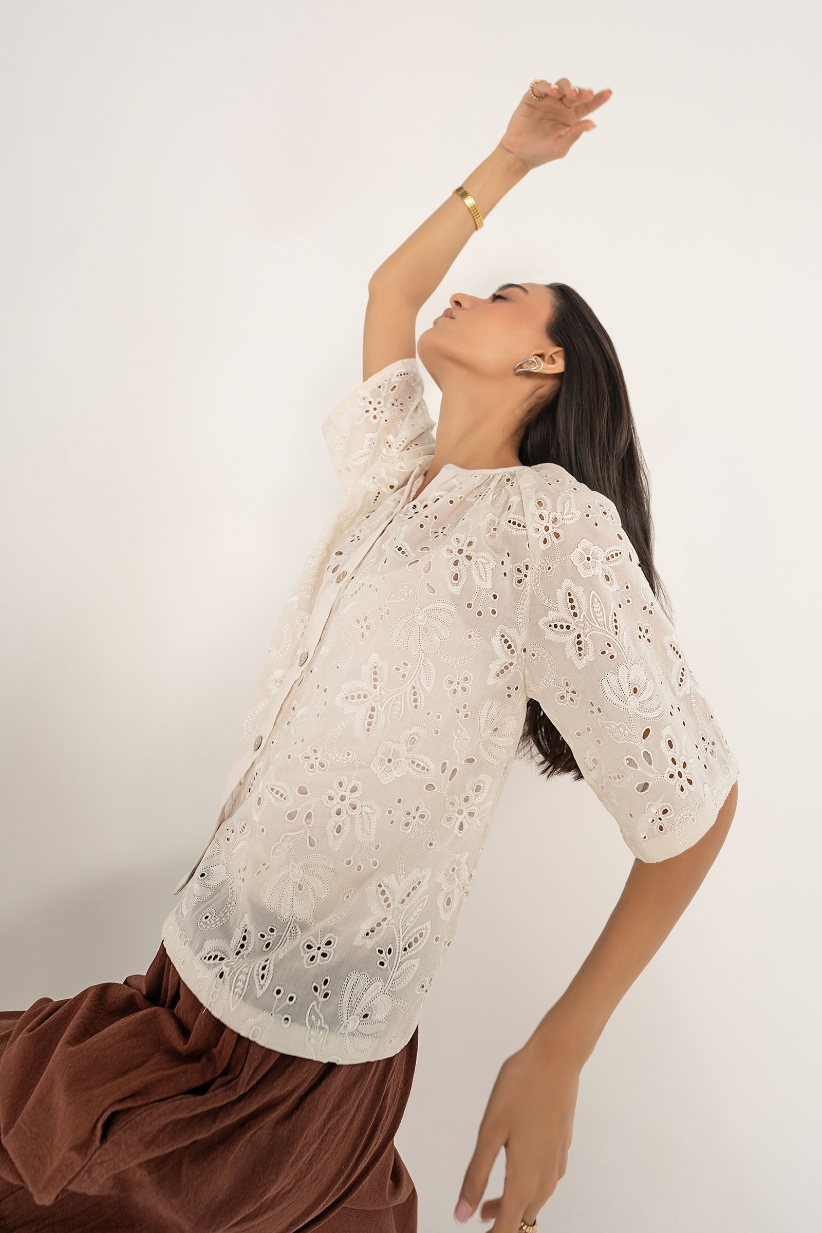Floral Embroidered Top