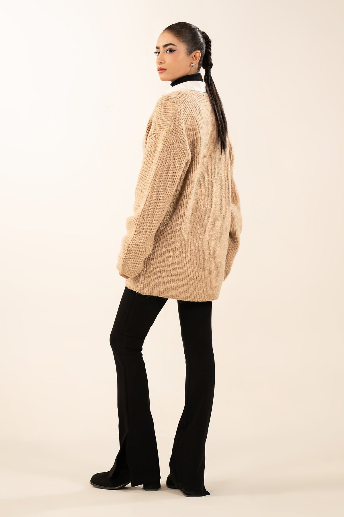 V-Neck Pullover Sweater