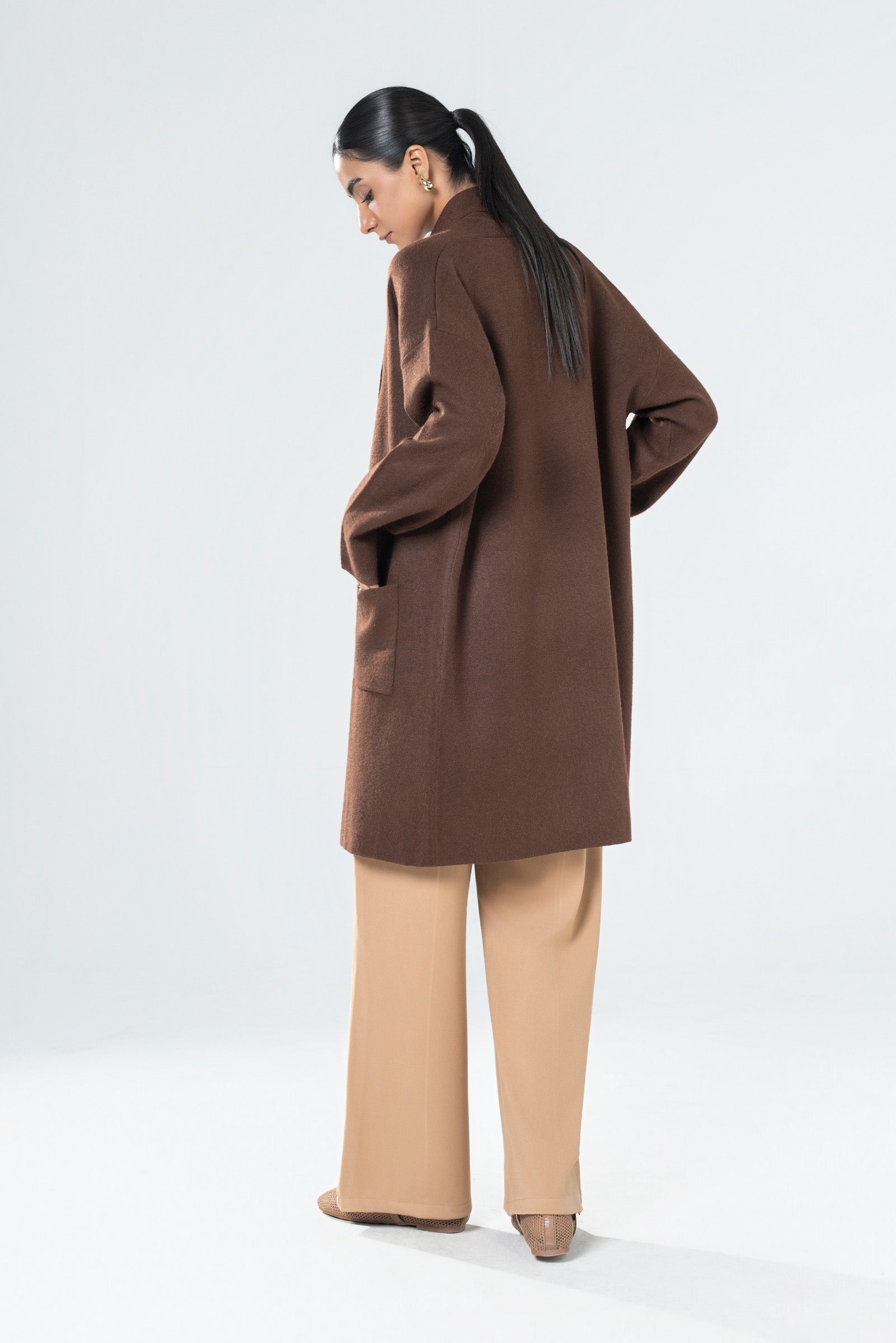 Knitted Shawl Cardigan