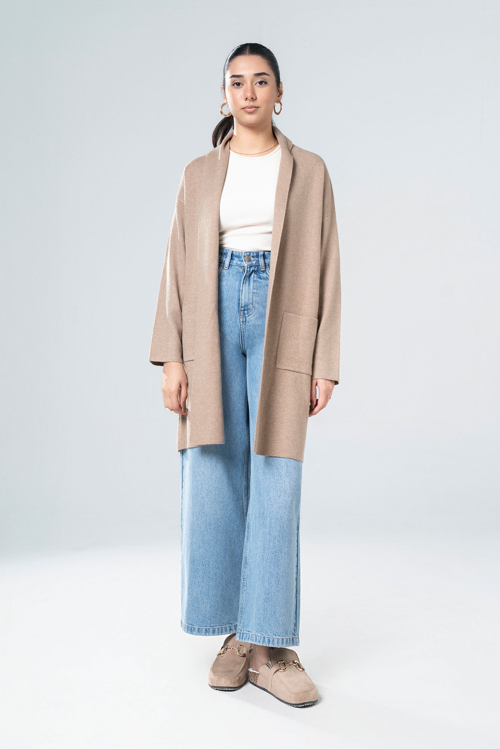 Knitted Shawl Cardigan