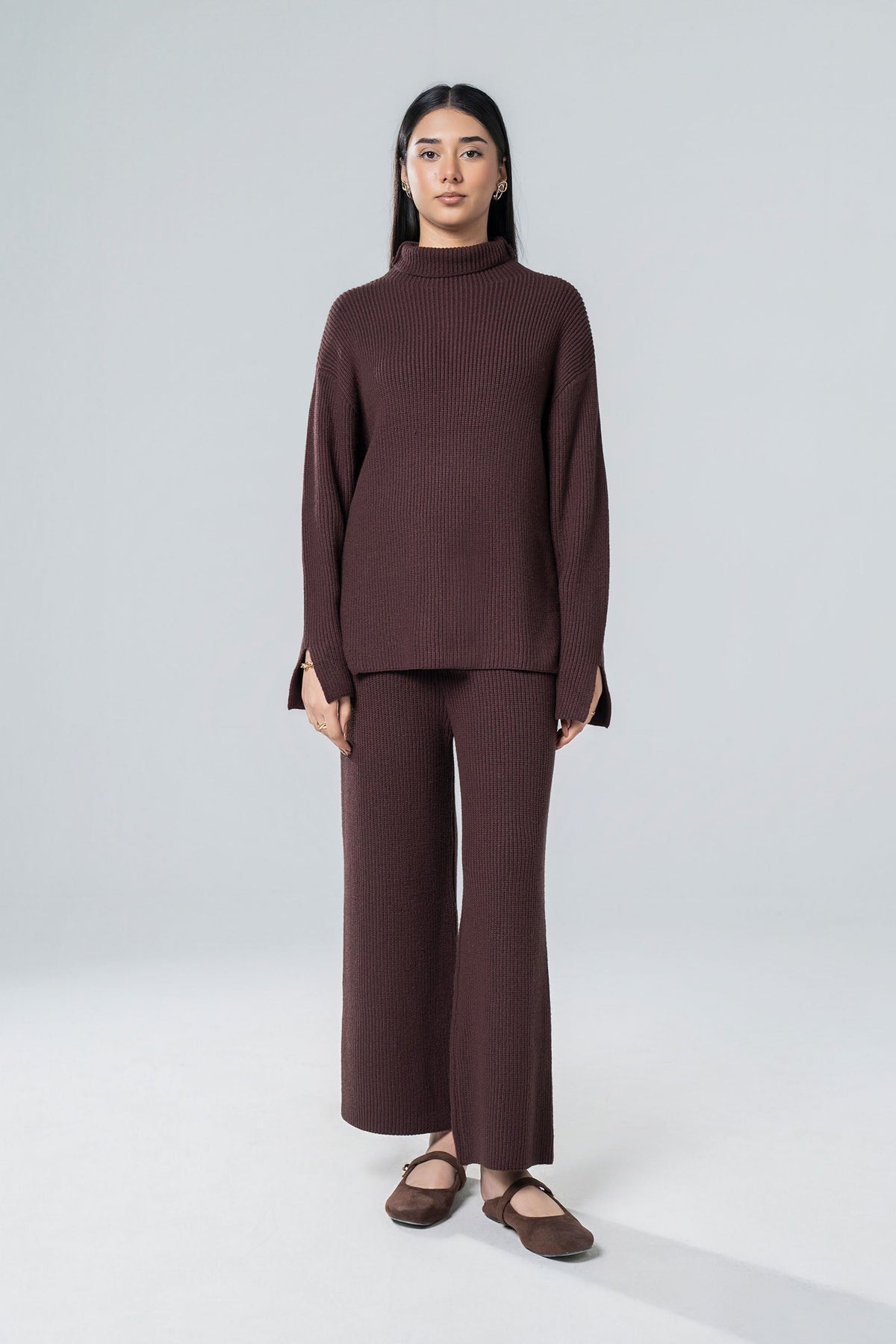Turtleneck Sweater Set