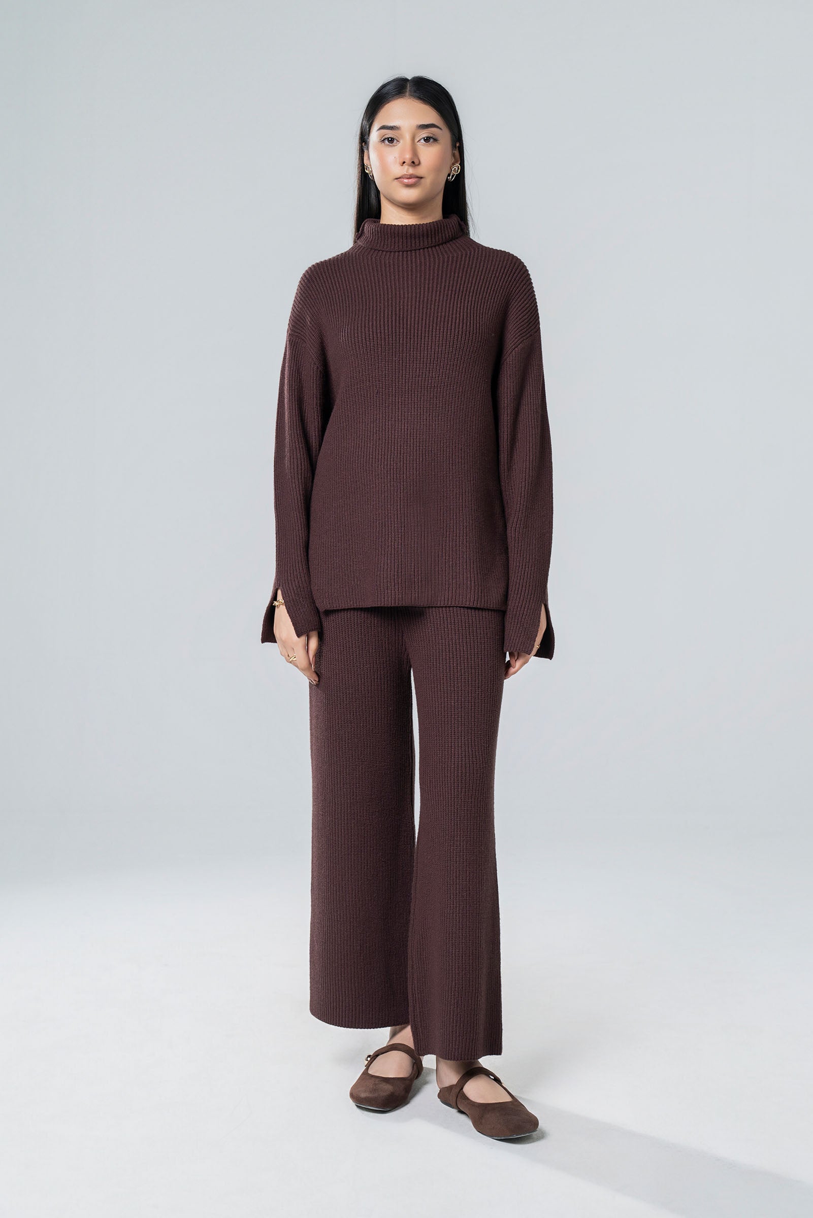 Turtleneck Sweater Set