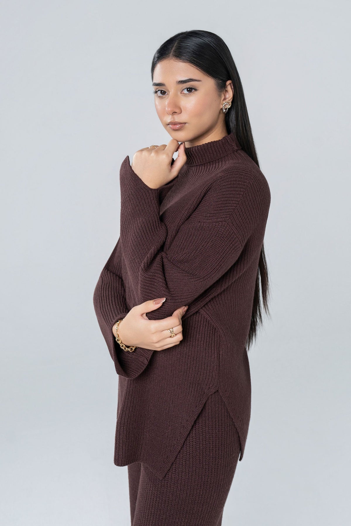 Turtleneck Sweater Set