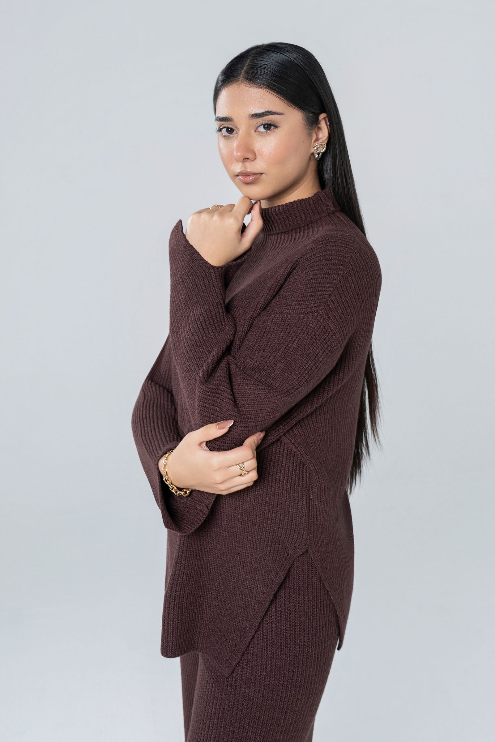 Turtleneck Sweater Set